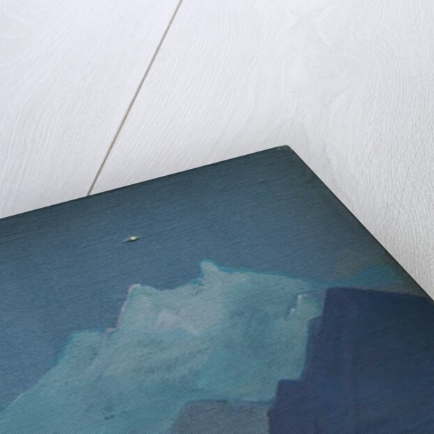 Himalayas, Moonlit Mountains, sketch, 1933 by Nicholas Roerich