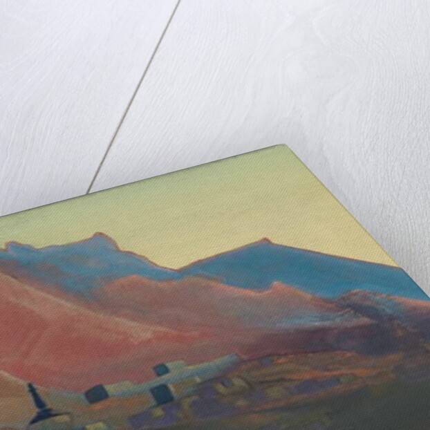 Ladakh, Sunset, 'Holy Mountains' series, 1933 by Nicholas Roerich