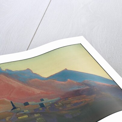 Ladakh, Sunset, 'Holy Mountains' series, 1933 by Nicholas Roerich