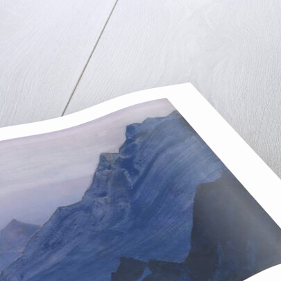 Himalayas, album leaf, 1934 by Nicholas Roerich