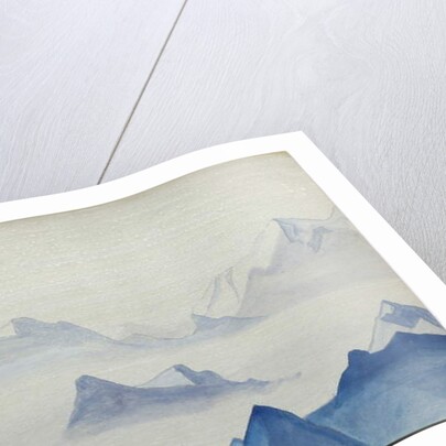 Himalayas, album leaf, 1933/34 by Nicholas Roerich