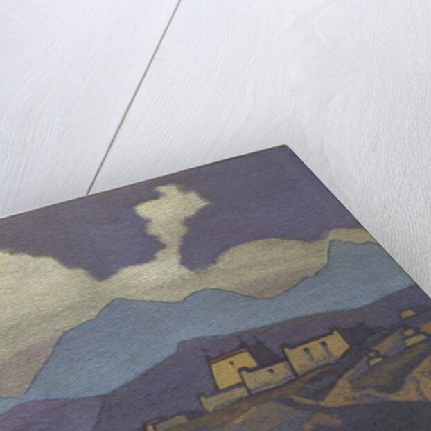 Monastery in Tsang Province, Tibet, 1936 by Nicholas Roerich