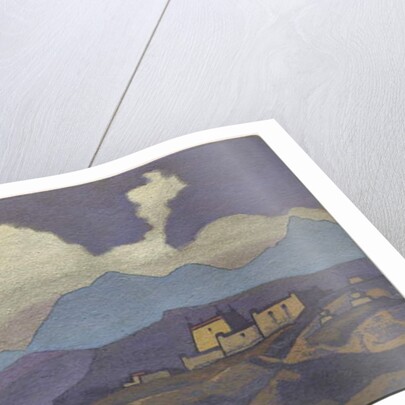 Monastery in Tsang Province, Tibet, 1936 by Nicholas Roerich