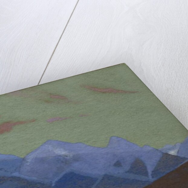 Mountain Range, Approach to Everest, 1936 by Nicholas Roerich