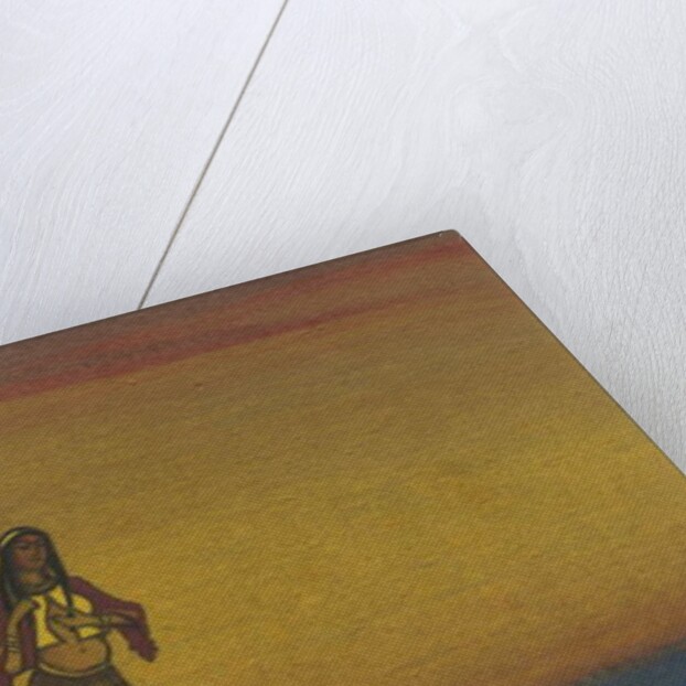 A Captive Girl, costume design for 'Polovtsian Dances' from Borodin's opera 'Prince Igor', 1943 by Nicholas Roerich