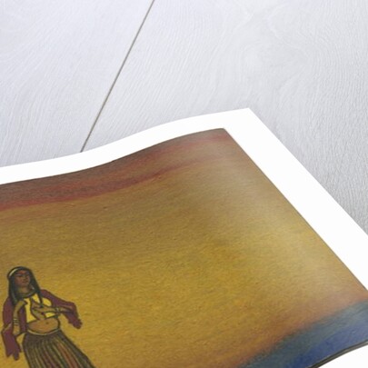 A Captive Girl, costume design for 'Polovtsian Dances' from Borodin's opera 'Prince Igor', 1943 by Nicholas Roerich