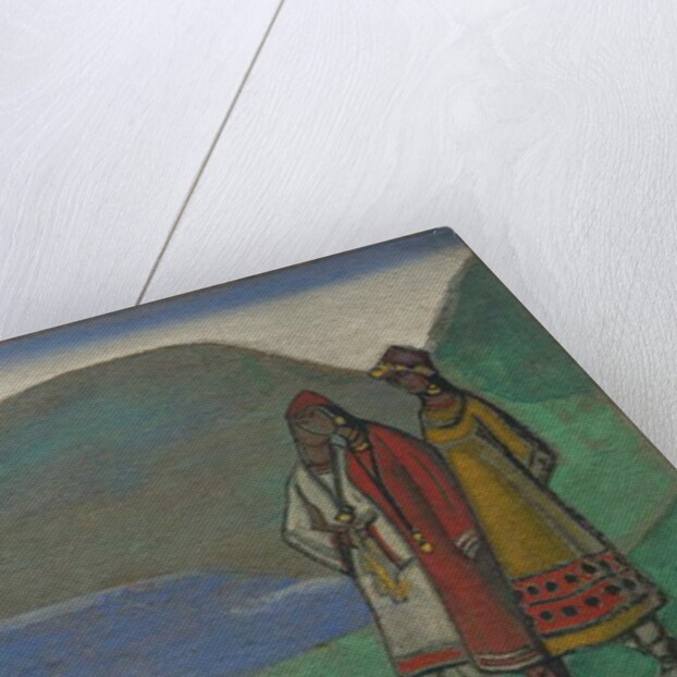 Maidens, décor and costume design for Stravinsky's ballet 'Le Sacre du Printemps', 1944 by Nicholas Roerich