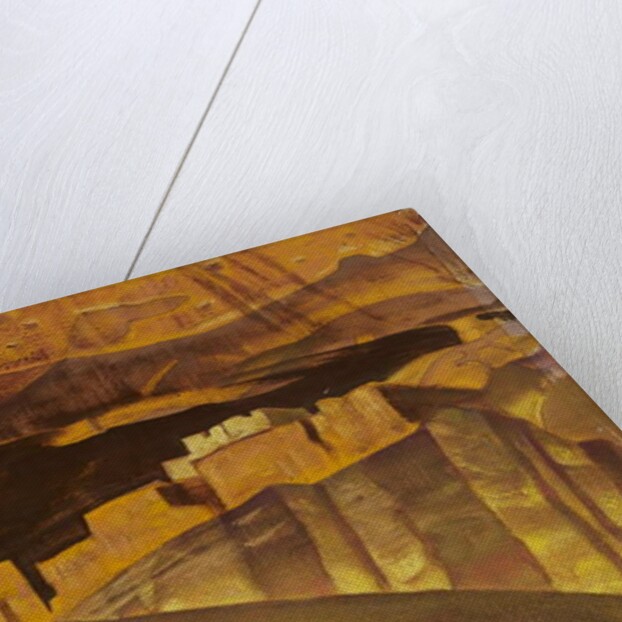 White House ruins in Canyon De Chelly, 1921 by Nicholas Roerich