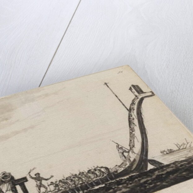 Page 15 War canoe, Otaheite, 1768-75 by William Hodges