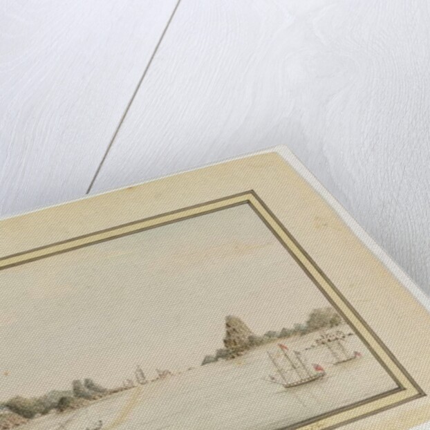 Opp. p. 36. `In Rio Janeiro, looking towards the Entrance. 1787', c.1802 by William Bradley