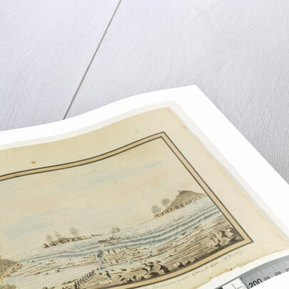 Opp. p. 195. Part of the Reef in Sydney Bay, Norfolk Island, on which the Sirius was wreck'd. 19 March 1790., c.1802 by William Bradley