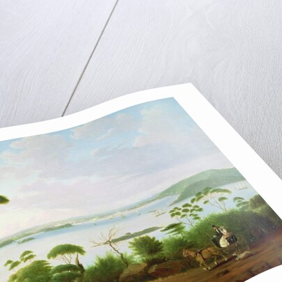 Sydney Harbour looking towards Sydney, 1848 by Jacob Janssen