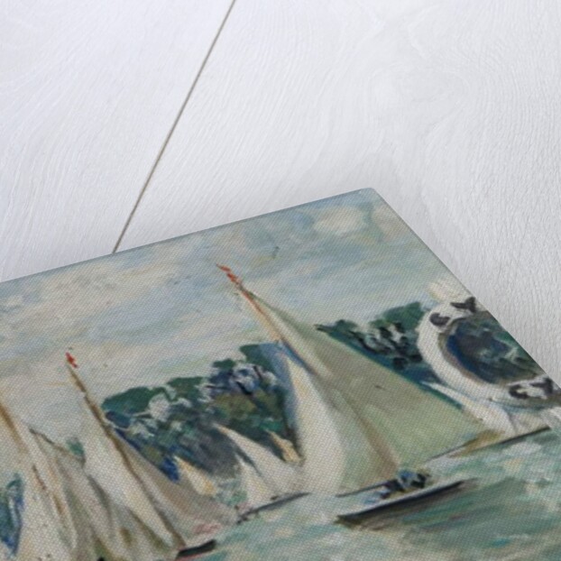 Racing Yachts on the Seine by Jacques-Emile Blanche