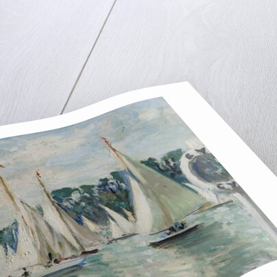 Racing Yachts on the Seine by Jacques-Emile Blanche