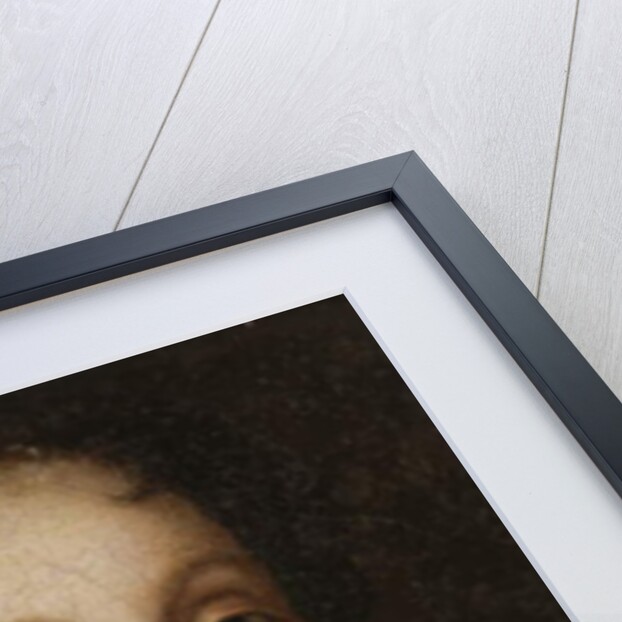 Head of a lady with a pearl necklace by School Scottish