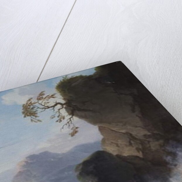 A Wreck on a Rocky Coast by Charles François Grenier de Lacroix