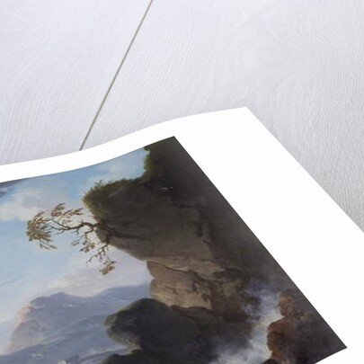 A Wreck on a Rocky Coast by Charles François Grenier de Lacroix