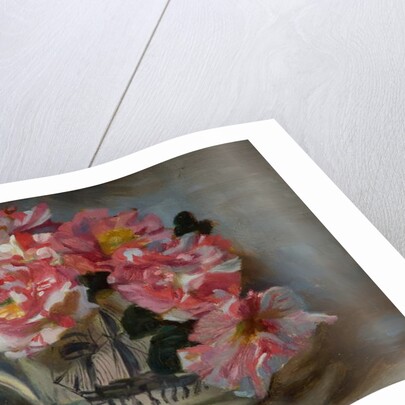 Striped Roses in a Ship Mug by John Henry Lorimer