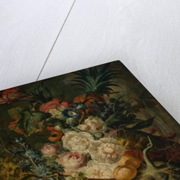 Still life with fruit and flowers by Jan van Os