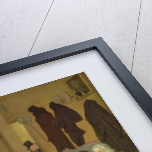 Danish artists at the Osteria la Gonsola, Rome, 1837 by Ditlev Conrad Blunck