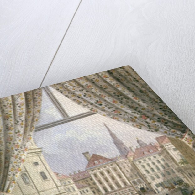 View of the Freyung, Vienna, 1825 by Friedrich Wigand