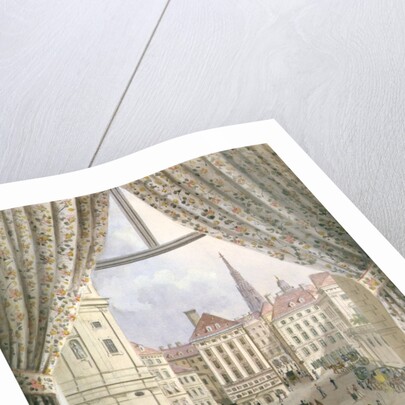 View of the Freyung, Vienna, 1825 by Friedrich Wigand