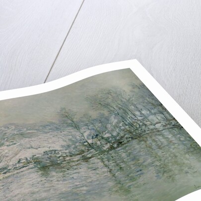 The Seine at Port Villez in Winter, 1885 by Claude Monet