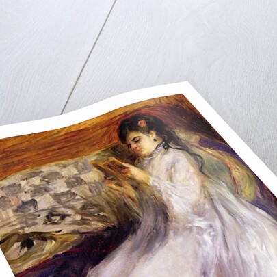Young Woman Reading, c.1873 by Pierre Auguste Renoir