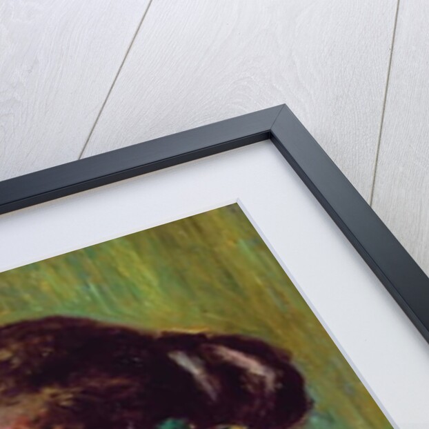 Young Woman with Flowers at her Ear, 1898 by Pierre Auguste Renoir