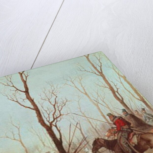 The Cossacks on the Champs Elysees, 1815 by French School