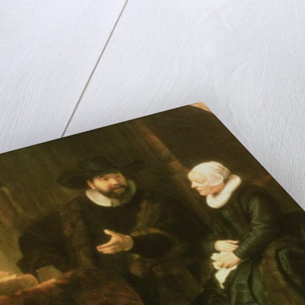 Portrait of Cornelius Anslo and his Wife, 1641 by Rembrandt Harmensz. van Rijn