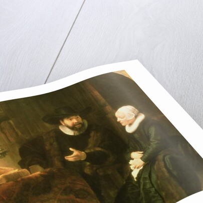 Portrait of Cornelius Anslo and his Wife, 1641 by Rembrandt Harmensz. van Rijn