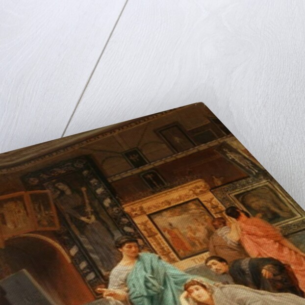 A Collector of Pictures at the Time of Augustus, 1867 by Lawrence Alma-Tadema