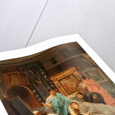 A Collector of Pictures at the Time of Augustus, 1867 by Lawrence Alma-Tadema
