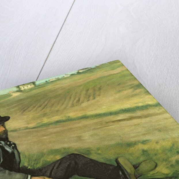 Eugene Manet by Edgar Degas