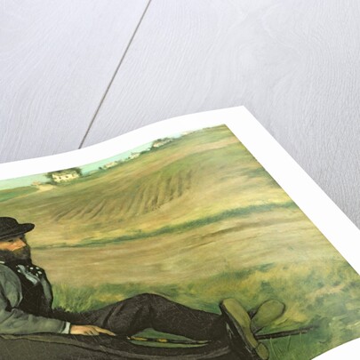 Eugene Manet by Edgar Degas