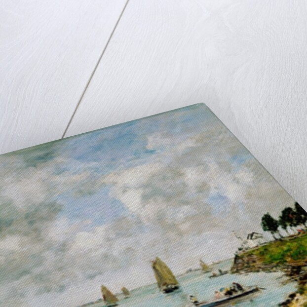 St.Valery-sur-Somme, 1891 by Eugene Louis Boudin