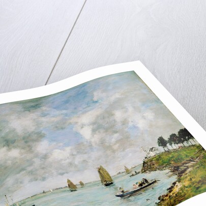 St.Valery-sur-Somme, 1891 by Eugene Louis Boudin