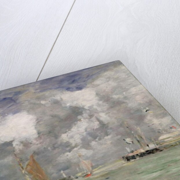 High Tide at Trouville, c.1892-96 by Eugene Louis Boudin