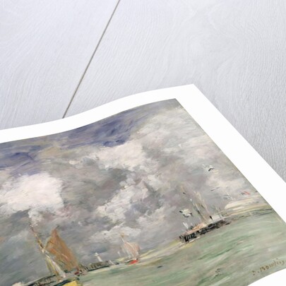 High Tide at Trouville, c.1892-96 by Eugene Louis Boudin