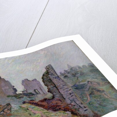 Ruins in the Fog at Crozant, 1894 by Jean Baptiste Armand Guillaumin