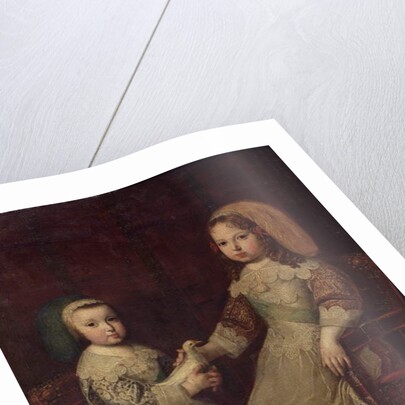 King Louis XIV as a child with Philippe I, Duke of Orleans by Charles Beaubrun