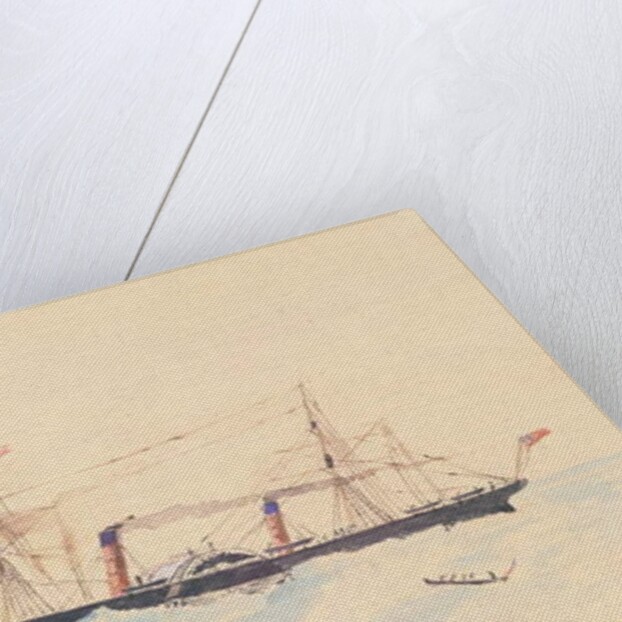 Scotia, a Cunard steamship, c.1879-80 by Henri de Toulouse-Lautrec