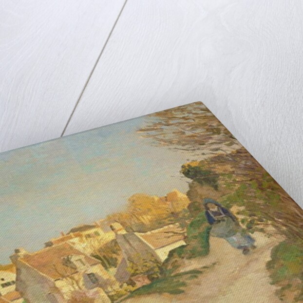 The Hill at Jallais, Pontoise, 1875 by Camille Pissarro