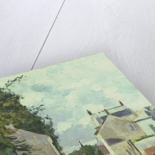 Rue de l'Ermitage, Pontoise, 1874 by Camille Pissarro