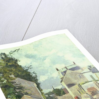 Rue de l'Ermitage, Pontoise, 1874 by Camille Pissarro