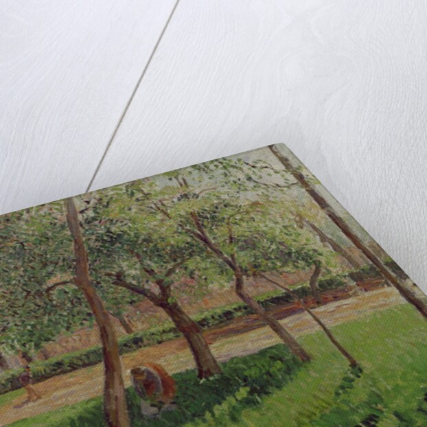 Walled Garden at Eragny, 1895 by Camille Pissarro