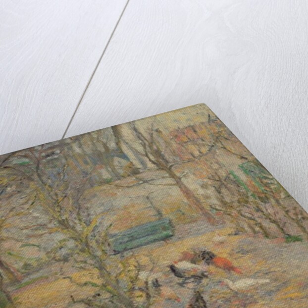 The Farmyard, 1877 by Camille Pissarro