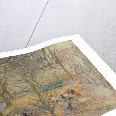 The Farmyard, 1877 by Camille Pissarro