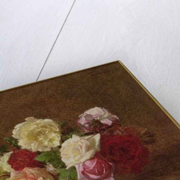 Roses in a bowl, 1884 by Ignace Henri Jean Fantin-Latour